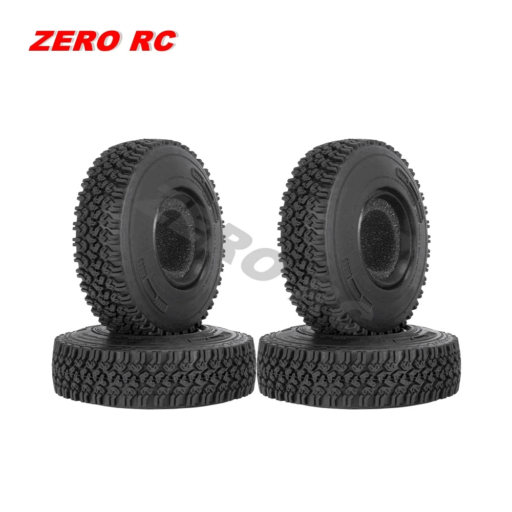 RC Crawler Car Soft 1.55" Off Road Mud Tires 76*27mm 95*35mm Foam Insert For D90 TF2 Tamiya CC02 LC70 MST JIMNY Blocks WHEEL