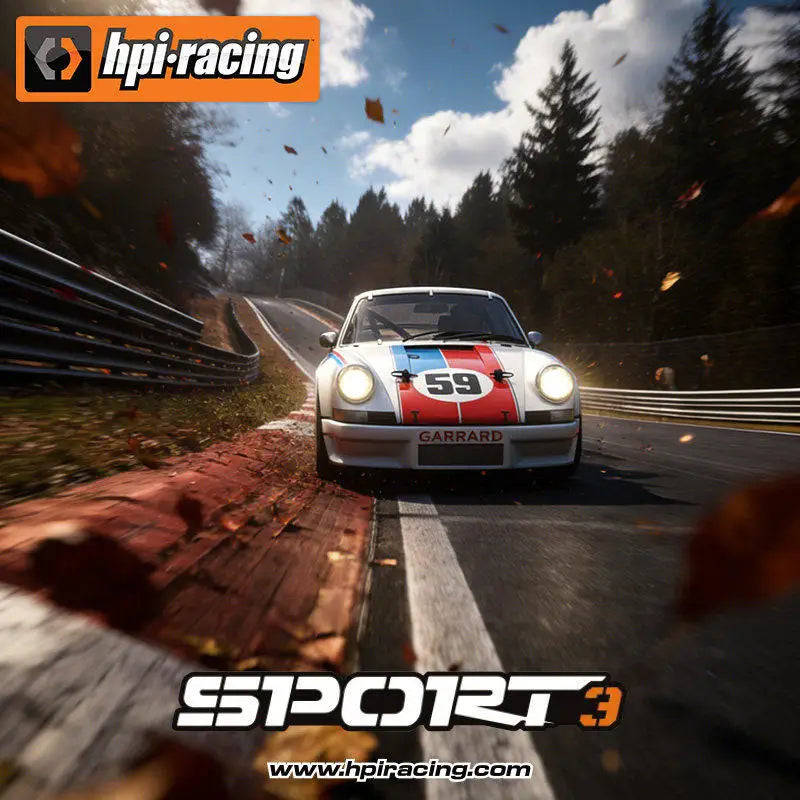 HPI 1:10 SPORT 3 Simulation 1973 Carrera 4WD Brushless Limited Edition Remote Control Electric Drift Car Hobby RC Boy Toy RTR