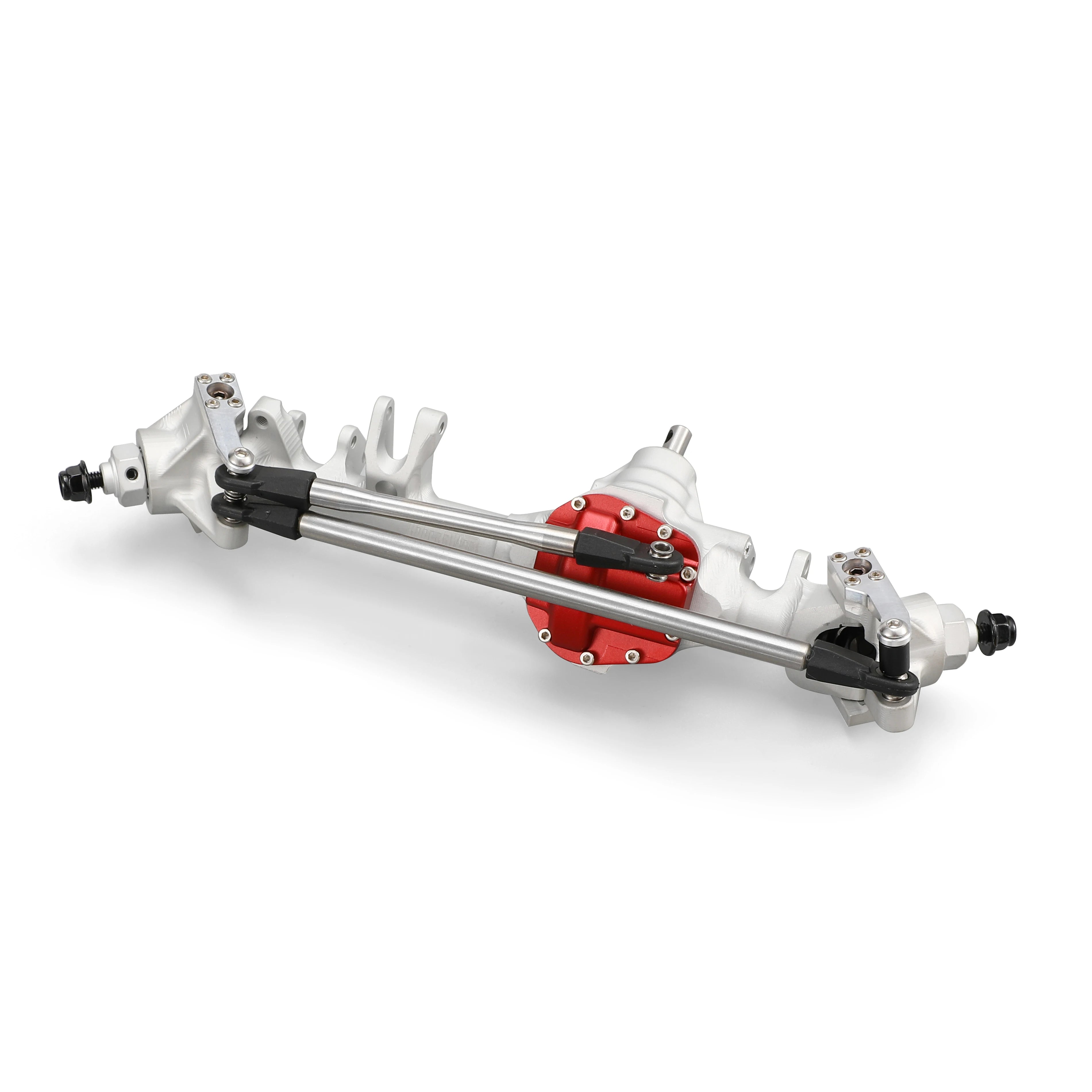 Machined Aluminum One Piece Construction Offset Straight Axle Set for 1/10 RC Crawler Axial SCX10 II VS4-10 Rock Trucks Parts