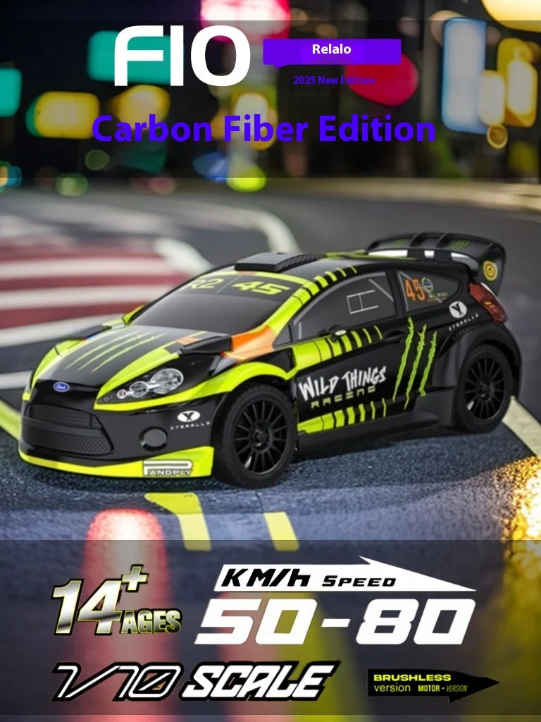 Rc Rally Car 1/10 F10 4wd Rtr Rc Simulation Racing Drift Off-Road Vehicle Model Rally Car 2.4g Remote Control Car Adult Boy Toys