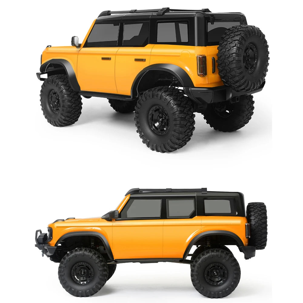 HB 1/10 RC Crawler R1001 4WD RTR Off-road Car with LED 2.4G Electric Remote Control Climbing Rock Buggy Vehicle for Adults