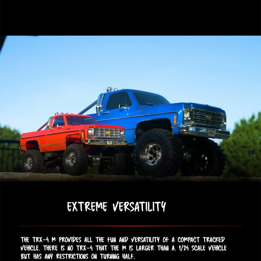 TRAXXAS 1/18 RC Car TRX4M K10 Heightening Crossing Version Of Climbing Car Off-road Vehicle Toys For Adult Kid Gift