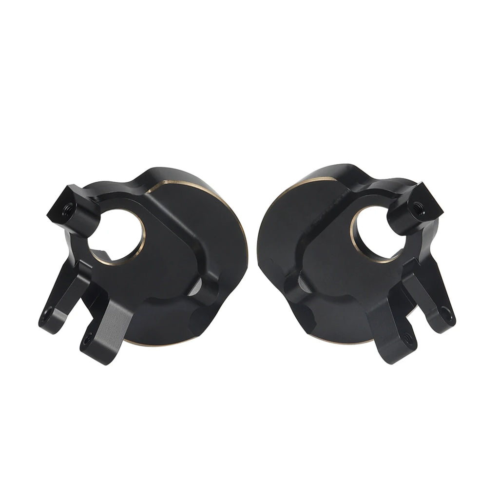 Black Brass Weights Steering Knuckles Portal Cover Set for Axial Capra SCX10 III AR45P SuperShafty CP44 Vanquish F9 Axle Housing