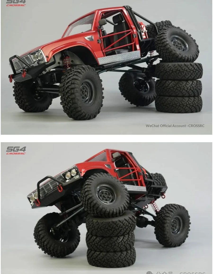 CROSSR Sg4 Half-Scale Sp4 Truck 1/10 Remote-Controlled Electric Four-Wheel-Drive Competitive Climbing Off-Road Vehicle Model