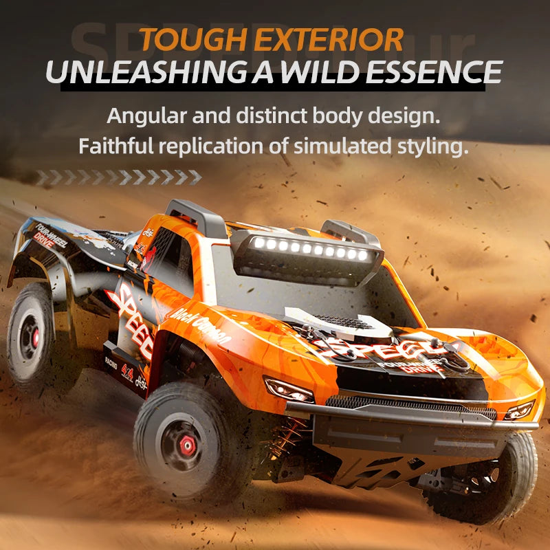 JJRC C8822 1/8 remote control car with four-wheel drive, full-scale racing cars without brushes, high-speed off-road toy vehicle