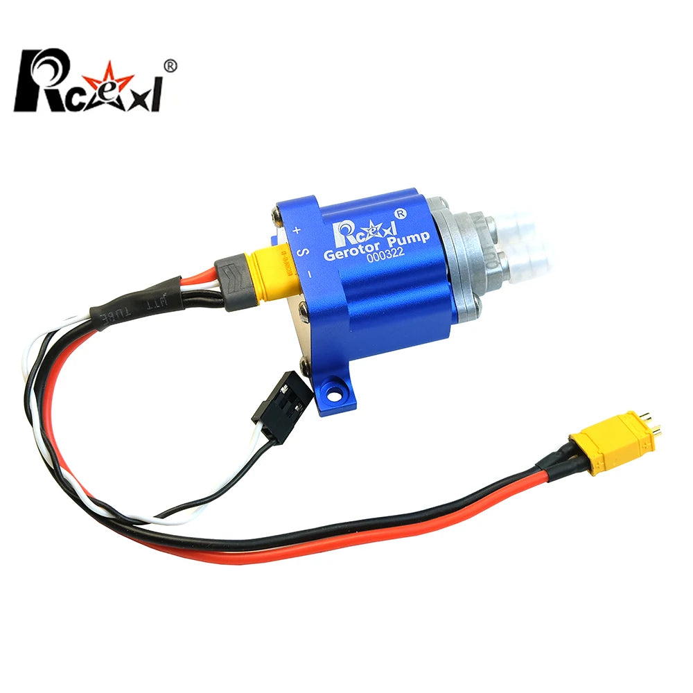 RCEXL Gerotor Metal Brushless Motor Smoke Pump Oil Pump Electric Refueling Pump for Fixwing JET RC Engien Model Accessory