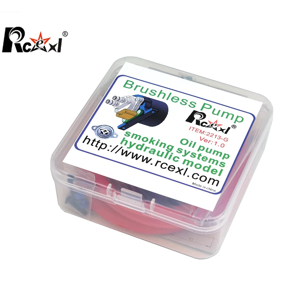 RCEXL Gerotor Metal Brushless Motor Smoke Pump Oil Pump Electric Refueling Pump for Fixwing JET RC Engien Model Accessory