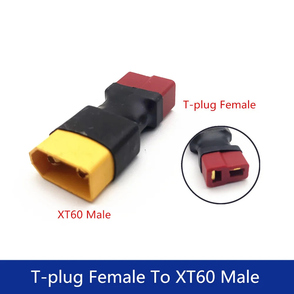 Adapter XT30 XT60 XT90 TRX T Plug Deans EC5 EC3 Female to Male HXT 4MM Connectors Plug RC Lipo Battery Control Parts DIY