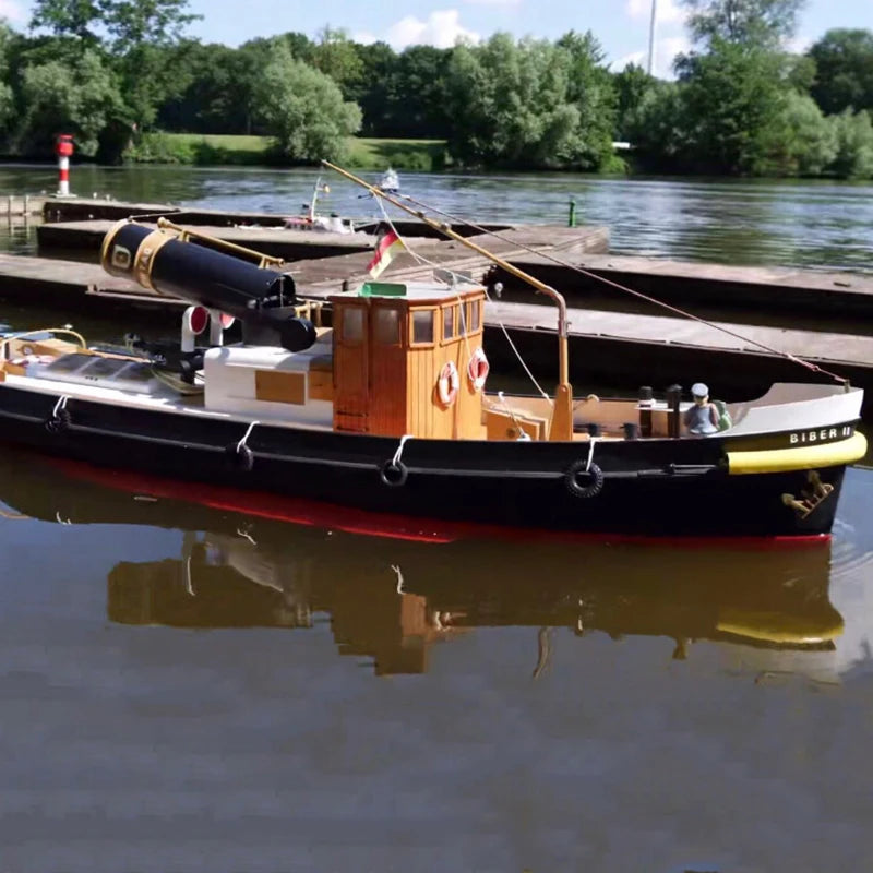 1/25 RC Boat 96cm Remote Control Steamship Handmade Wooden RC Schiffe Model Kit Ship Toy