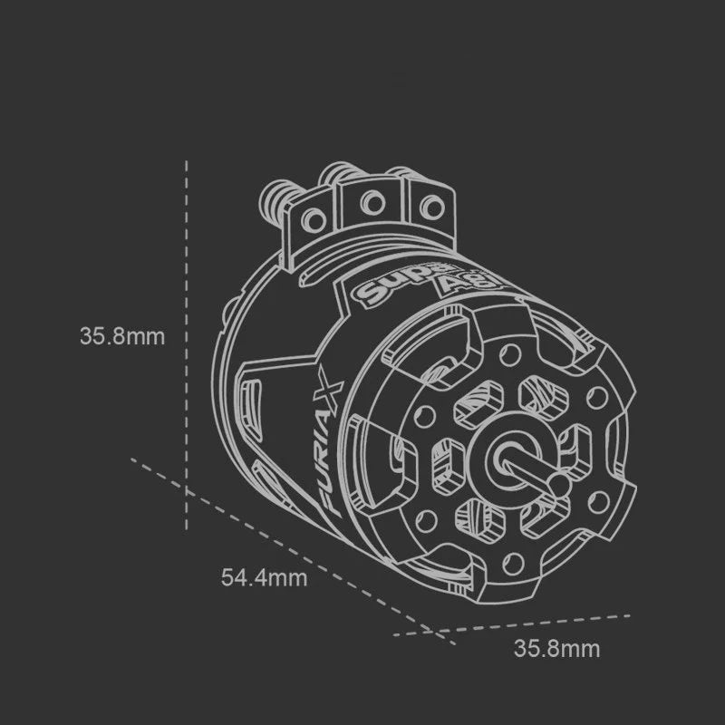 SKYRC FuriaX 1/10 RC Car Supa Agile 540 3650 Sensorless Brushless 3880/3050KV Motor For 1/10 Drift Car RC Cars Chilren's Gifts