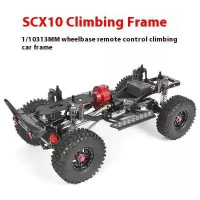 New Scx10 Simulation Climbing Car Wrangler Adult Remote Control Four-Wheel Drive Off-Road Rc Model Car Metal Frame