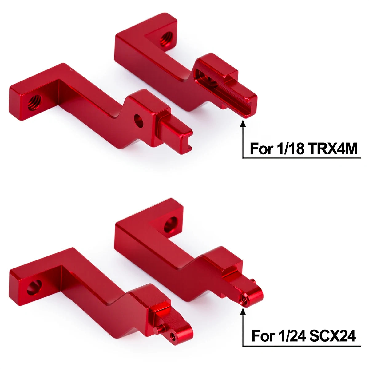 Adjustable Aluminum Alloy Snow & Sand Shovel for 1/18 1/24 RC Crawler - Fits TRX4M & SCX24, Metal Upgrade Shovel Accessory