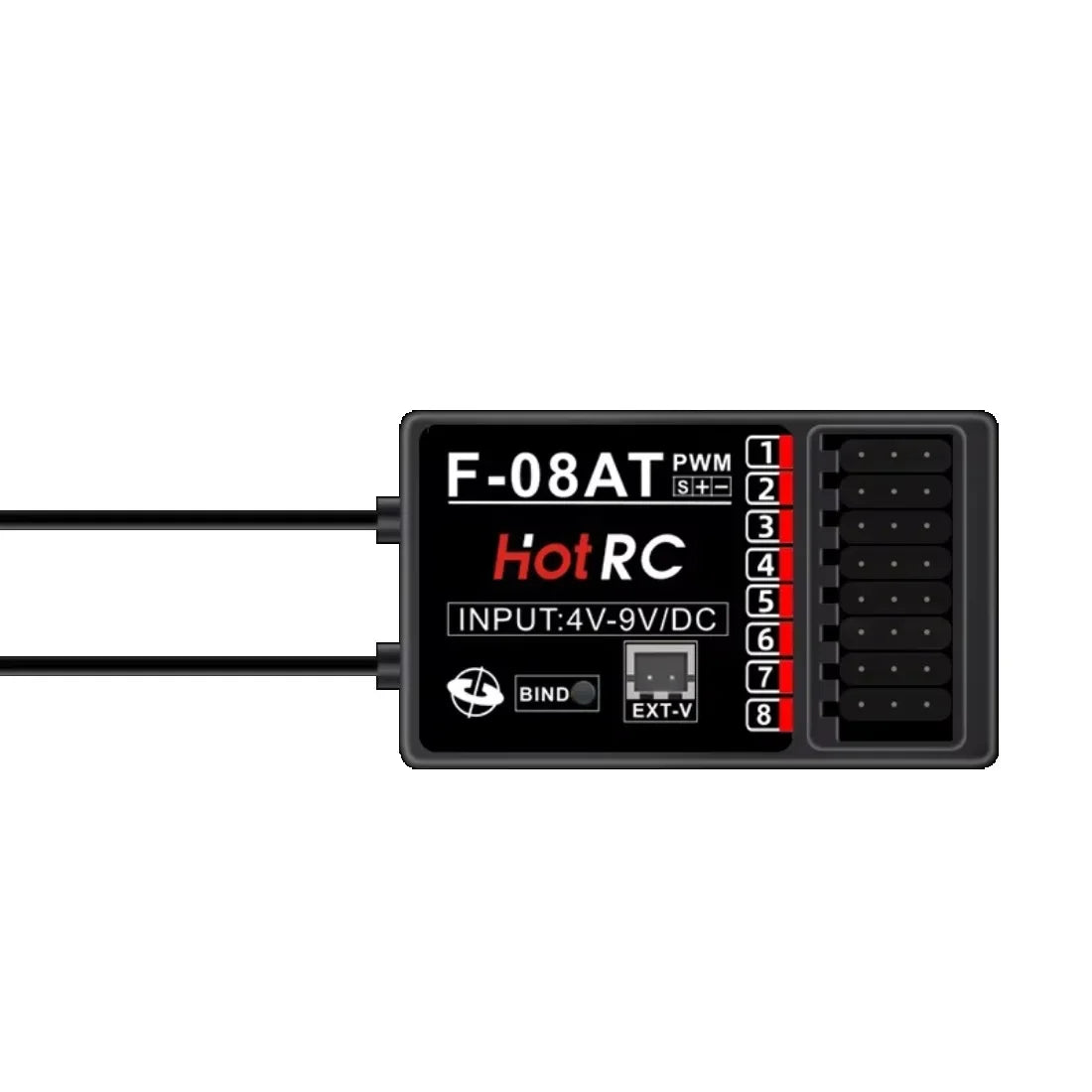HotRC CT-10B 10CH 2.4G Color Screen Transmitter 10 Channel Remote Control F-10A F-01A 4/6/8/10CH Gyro Receiver for RC Car Boat