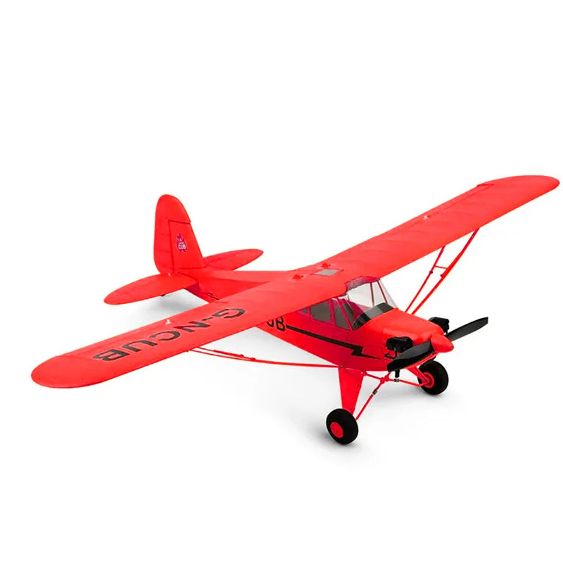 2024 RC Airplane WLtoys A160 Upgrade J3-CUB 5CH Remote Control Plane 3D/6G 1406 Brushless Motor Outdoor Foam Fixed-wing aircraft
