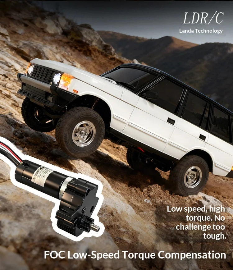 Upgraded RC Car 1/18 Scale LD18401PRO Brushless Motor Metal Transmission 4WD High-Speed Off-Road Vehicle with Remote Control
