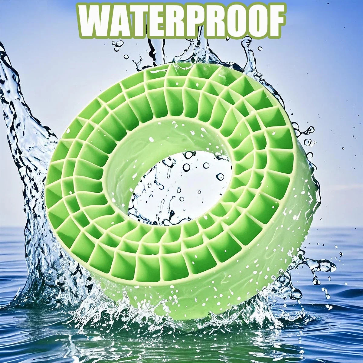 4PCS Waterproof 2.2" Silicone Rubber Insert Foam 125*45mm for 1/10 RC Crawler Car SCX10 Capra Wraith Upgrade Parts