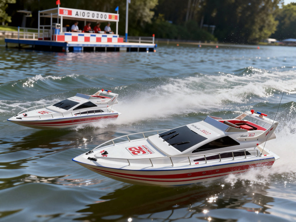 Super large remote control yacht 2.4G remote control ship model driven by two motors 70CM (27.5 inches) large hull outdoor lakes