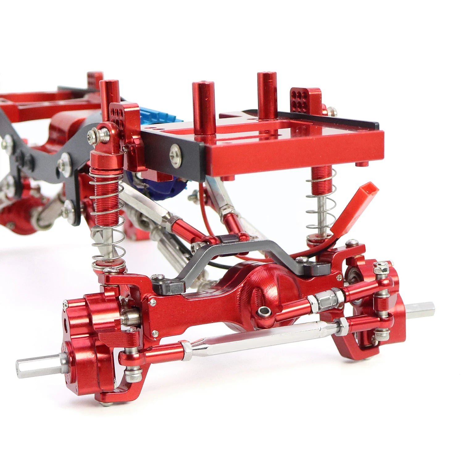 WPL C74 CNC Aluminum Front Rear Portal Axle Set Complete Axles For RC Car 1/16 WPL C14 C24 B14 B24 B16 B36 C64 C64-1 1/10 C74-1
