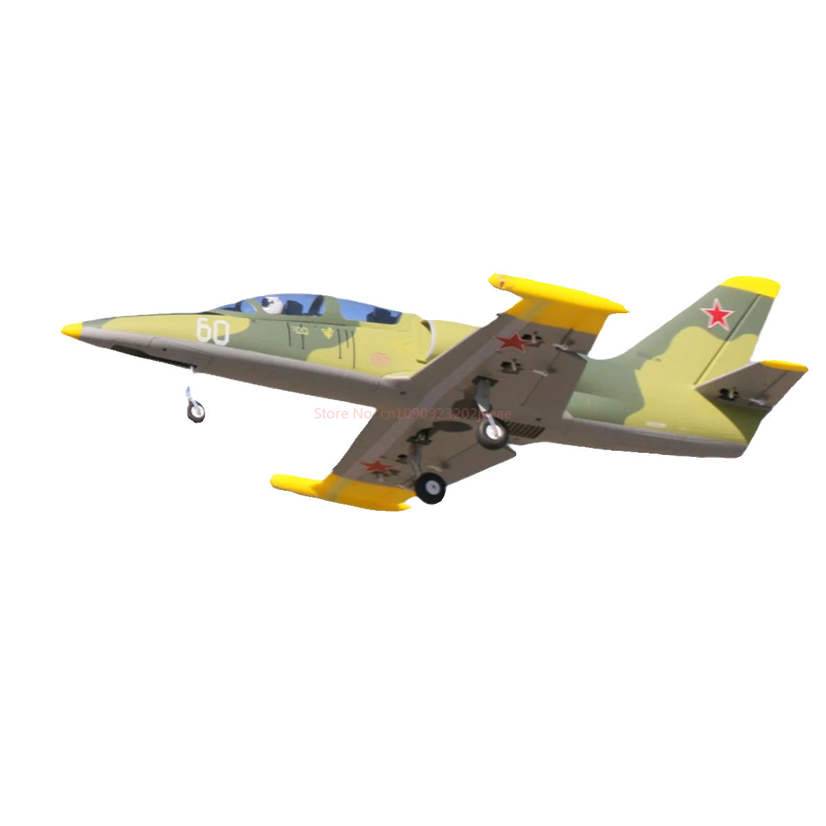 Flyfans L-39 Rc Airplane 64mm Edf Fixed Wing Jet With Retractable Landing Gear Navigation Lights 4s 6s Dual Power Hobby Aircraft