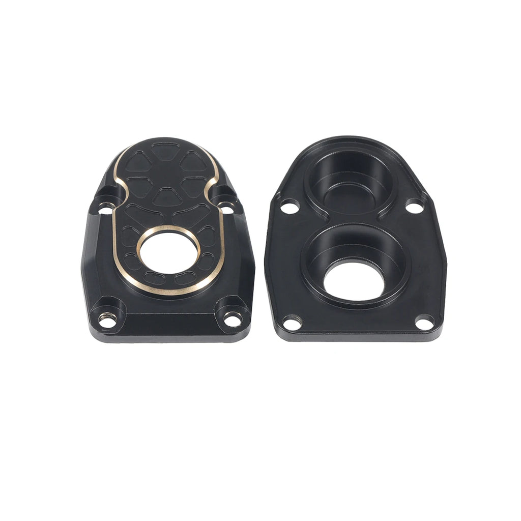 Black Brass Weights Steering Knuckles Portal Cover Set for Axial Capra SCX10 III AR45P SuperShafty CP44 Vanquish F9 Axle Housing