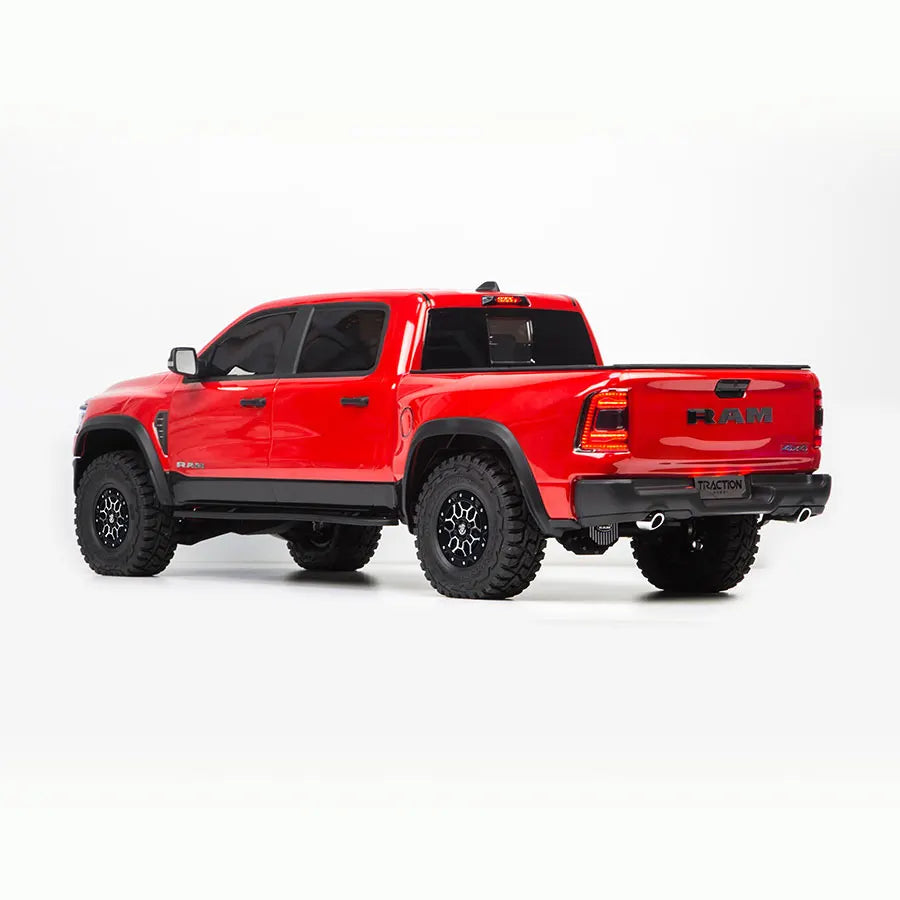 KM Rraction Tyrannosaurus RAM 1500 Simulation 1/8 Remote Control Electric Four-Wheel Drive Climbing Car Pickup Off-Road Vehicle