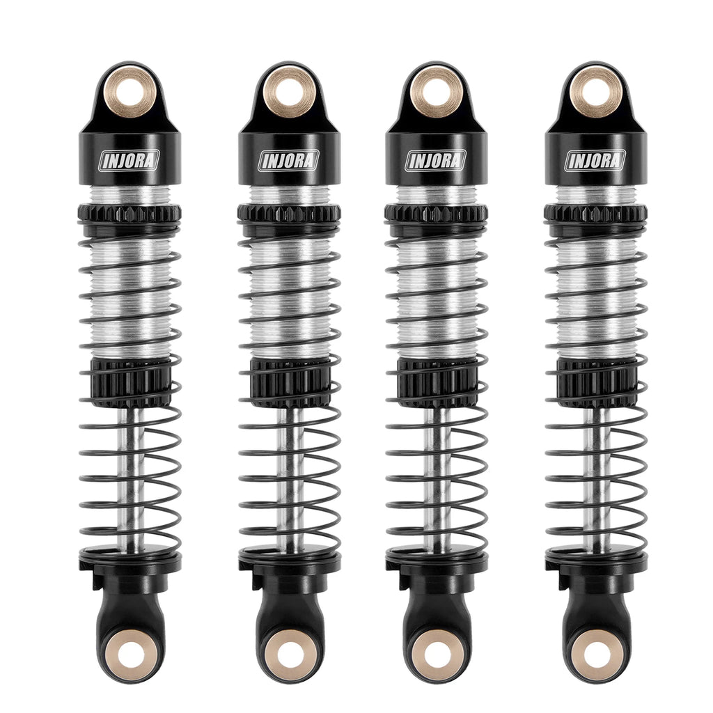 INJORA 53MM 59MM Threaded Shocks for 1/18 Redcat Ascent18 HPI Venture18