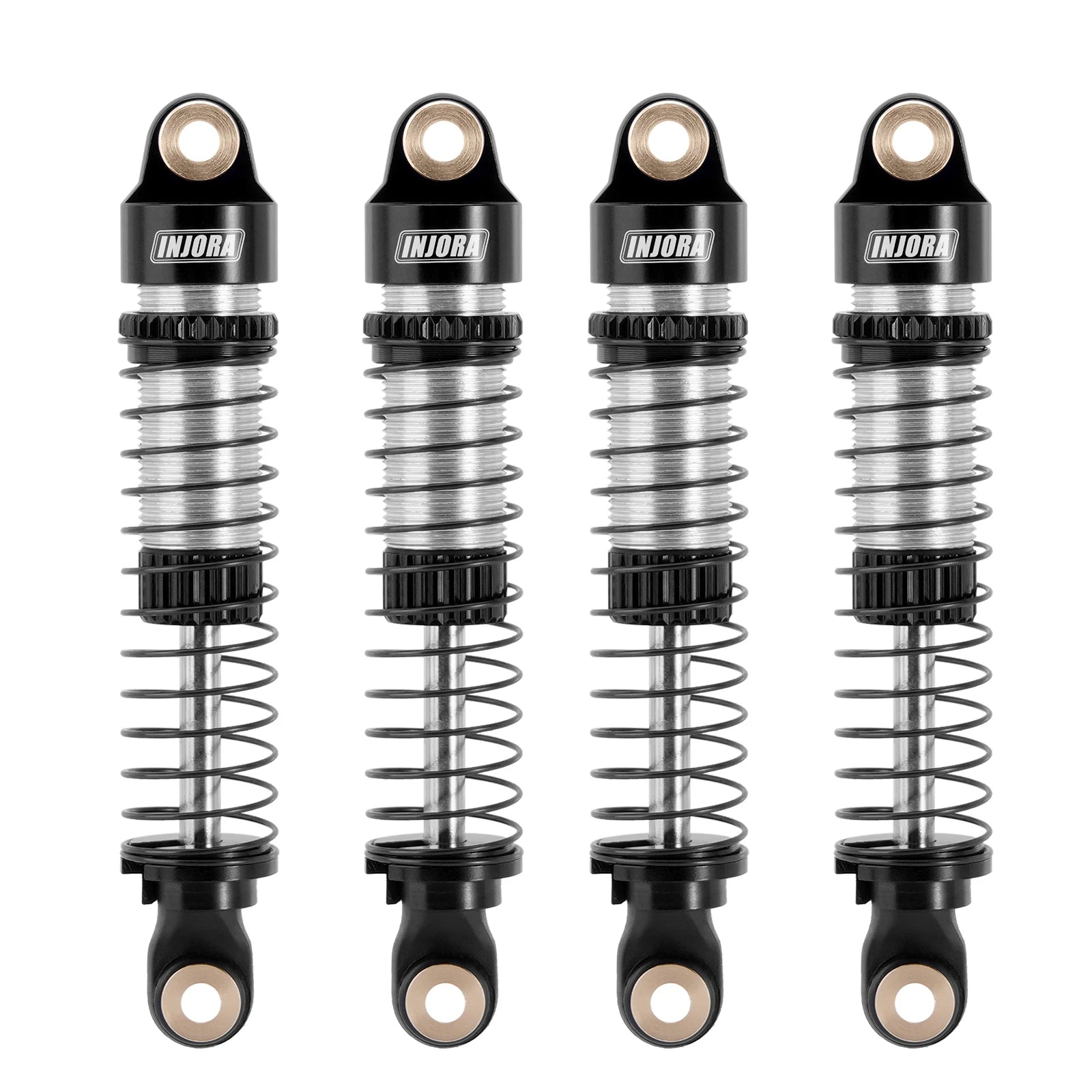 INJORA 53MM 59MM Threaded Shocks for 1/18 Redcat Ascent18 HPI Venture18