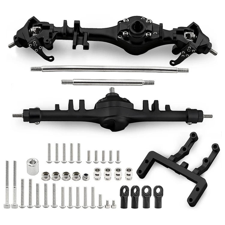 F10T CNC Aluminum Axle Set for Axial SCX10 II SCX10 III VS4-10  10.2 Complete Upgrade Axles Assembly for RC Crawler Truck Parts