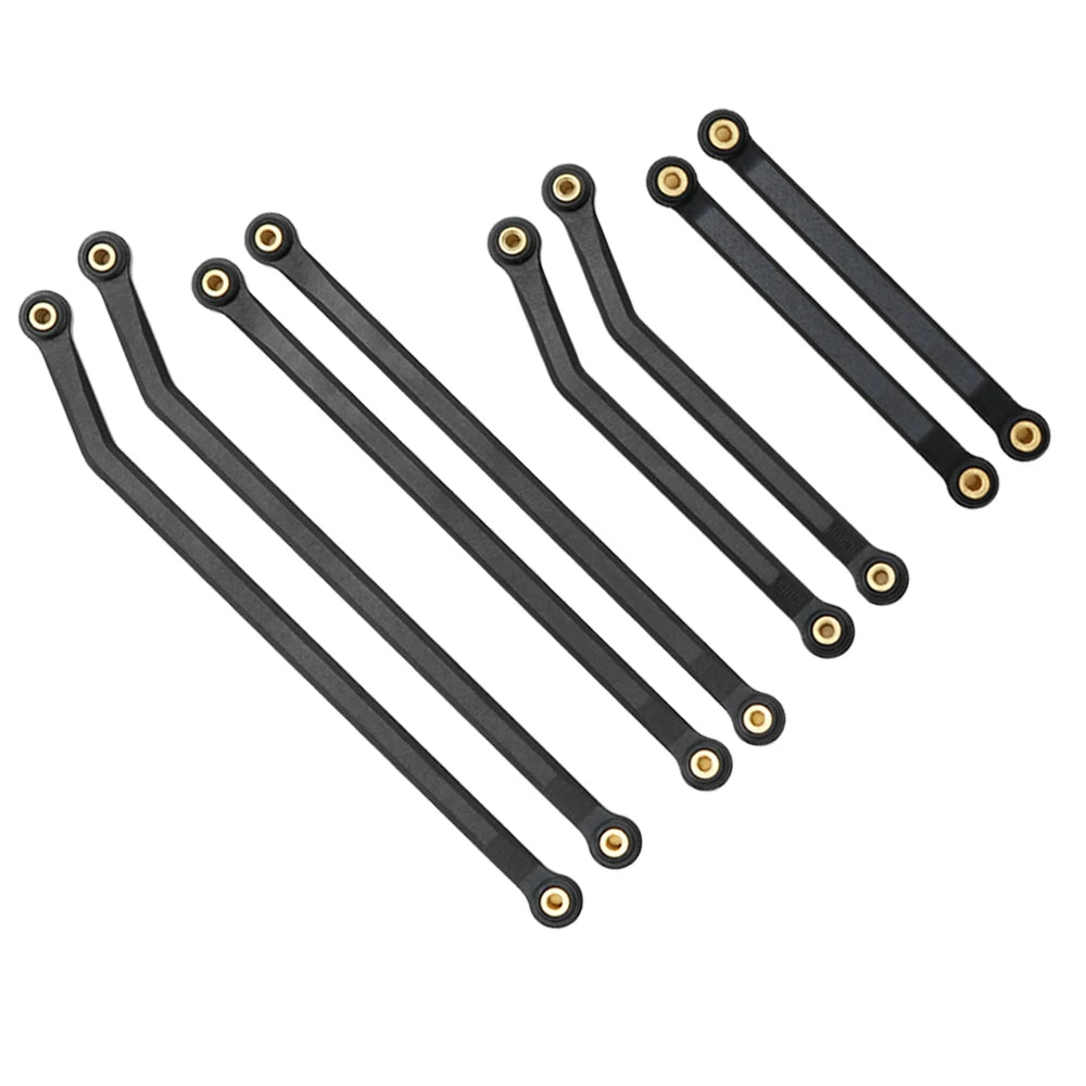 BDXRC 1/24 RC Crawler Car Axial SCX24 Jeep Gladiator AXI00005  CNC Aluminum High Clearance 4 Links Set Upgrade Parts