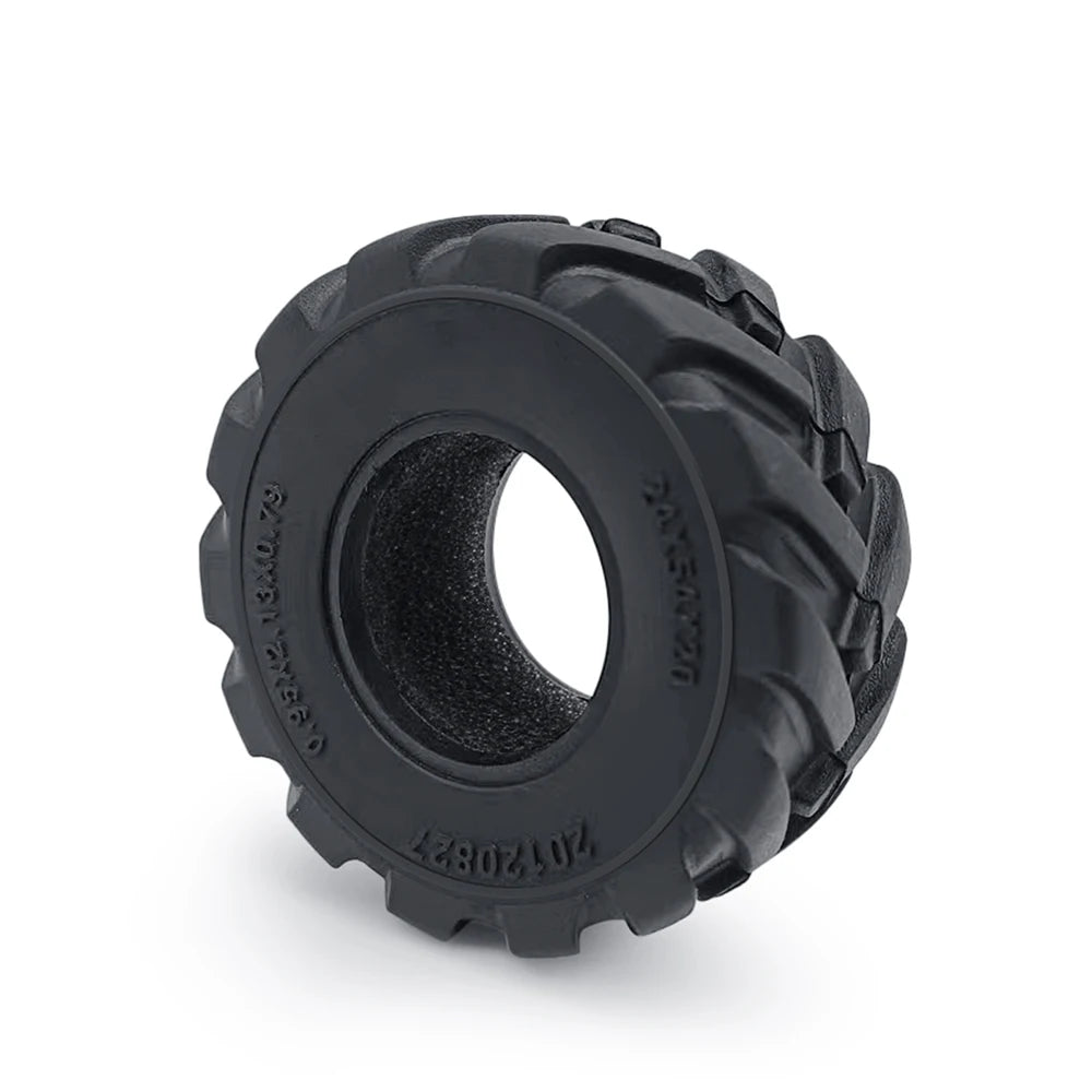 YEAHRUN 4Pcs 1.0inch Soft Rubber Wheel Tires 50/54/58/62/64/65mm for TRX-4M 1/18 Axial SCX24 1/24 RC Crawler Car Upgrade Parts