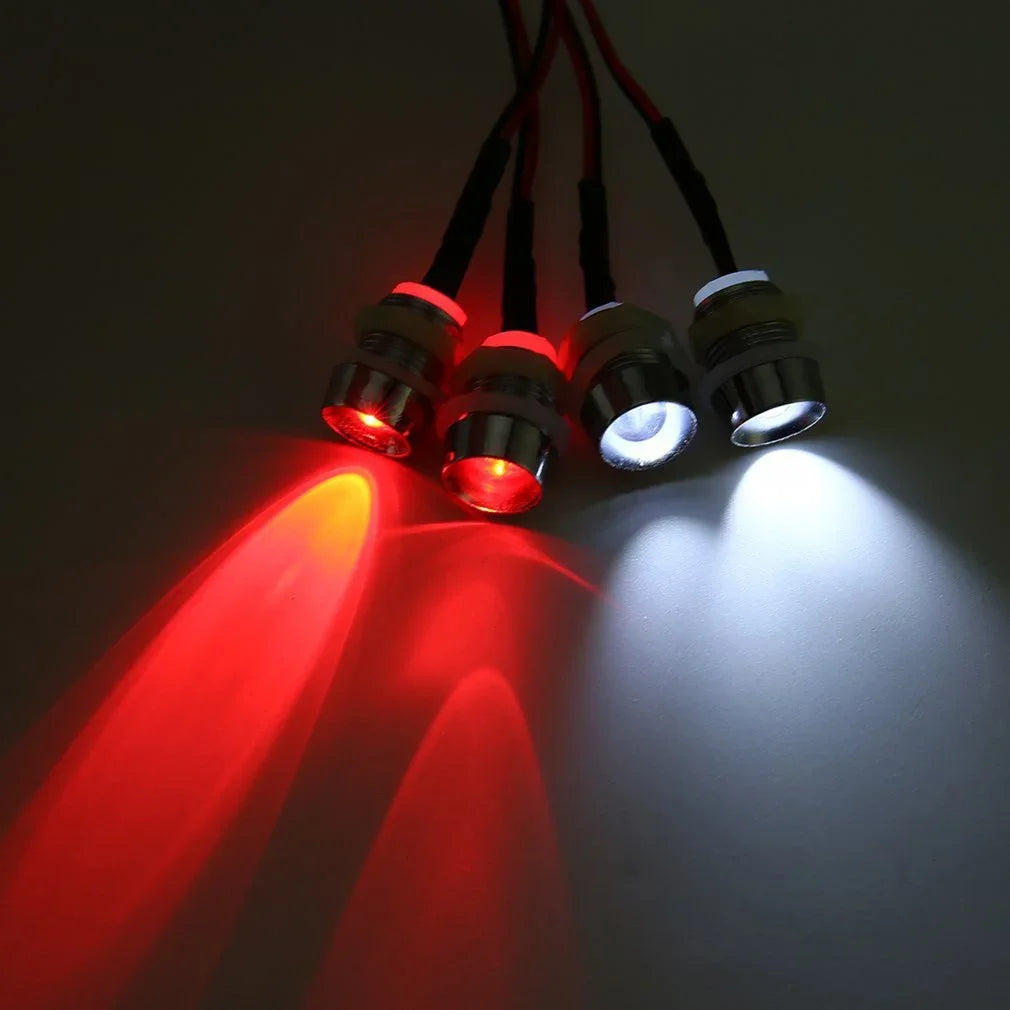RC LED Light Kit headlamps for 1/10 1/8 1/12 RC Car Truck Crawler Drift Car Headlight Taillight TRAXXAS HSP HPI MN99 MN90