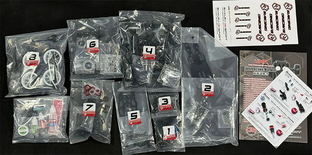 3Racing Sakura D6 SPORT D6S RWD KIT 1/10 RC Electric Remote Control Model Car Professional Drift Racing Adult Children's Toys