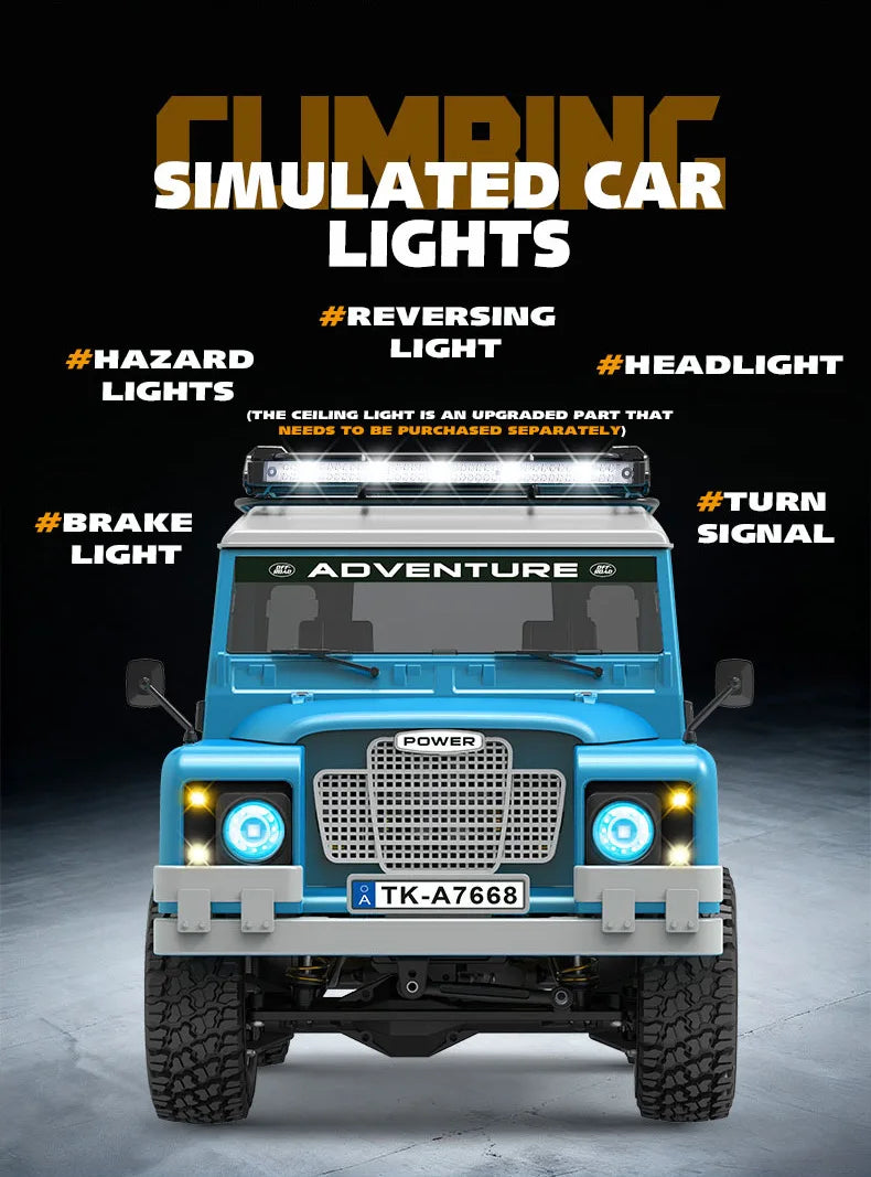 1:10 full scale pickup truck 4X4 professional remote control vehicle Defender simulated off-road climbing vehicle RC CAR