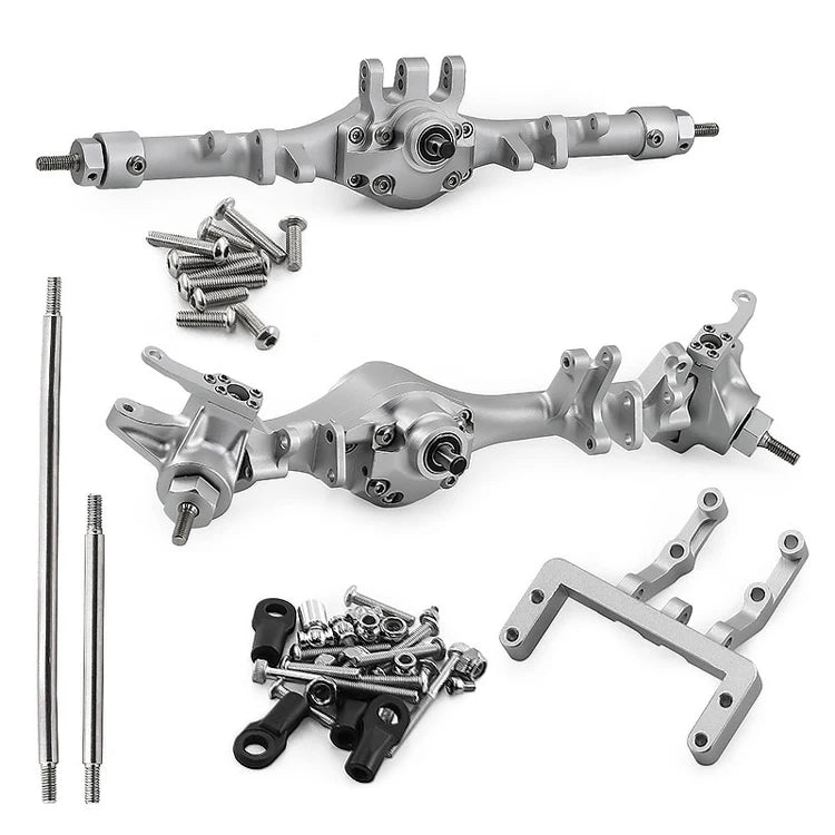 F10T CNC Aluminum Axle Set for Axial SCX10 II SCX10 III VS4-10  10.2 Complete Upgrade Axles Assembly for RC Crawler Truck Parts