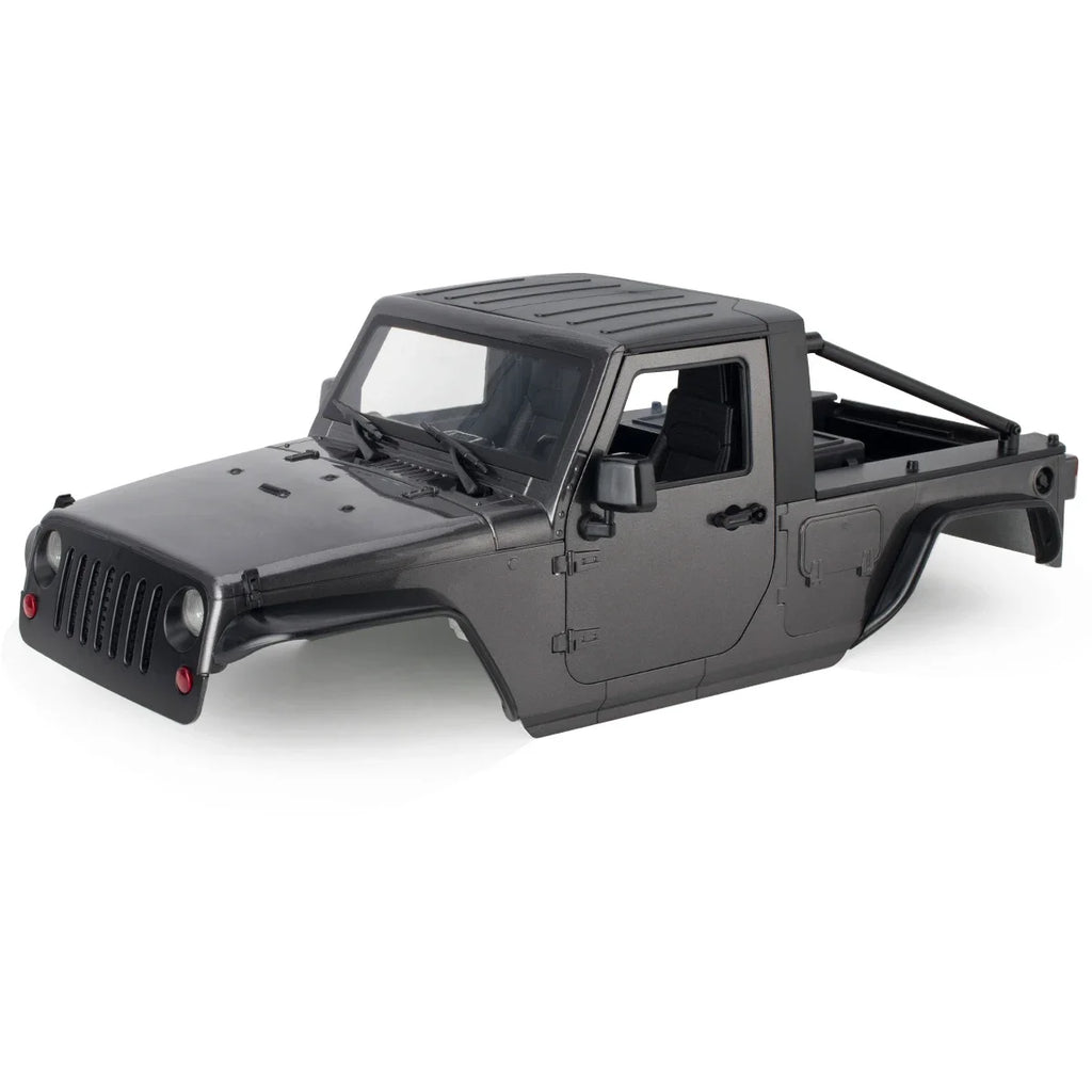 313mm 12.3in Wheelbase Hard Plastic Pickup Body Shell Unassembled Kit for 1/10 RC Crawler Car Axial SCX10 90046 Jeep Wrangler