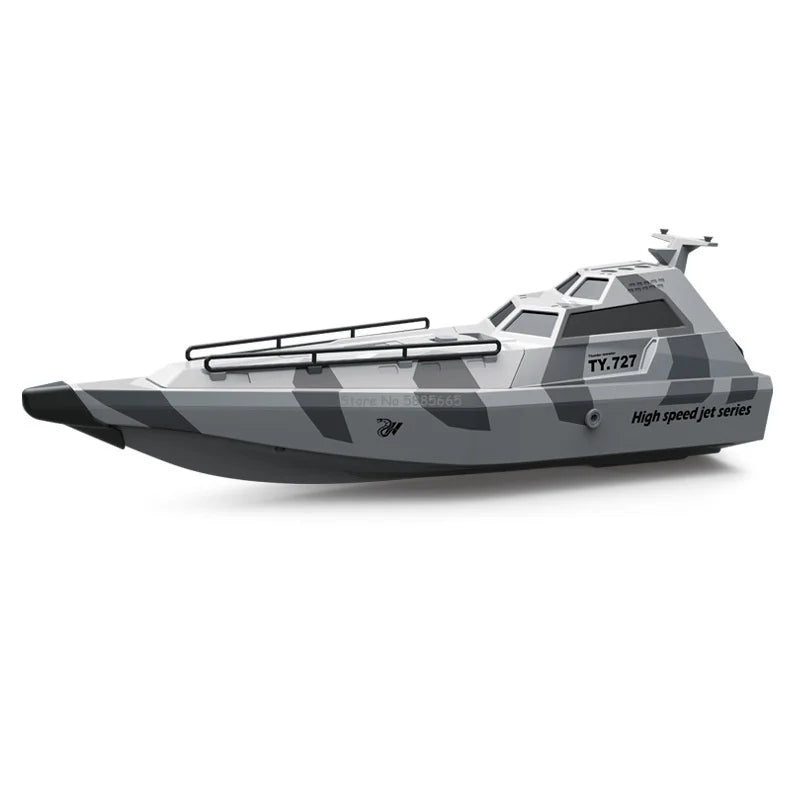Summer 40KM/H High-Speed RC SpeedBoat Boat Model 200M Waterproof Capsized Reset Low Battery Alarm Electric Remote Control Boat