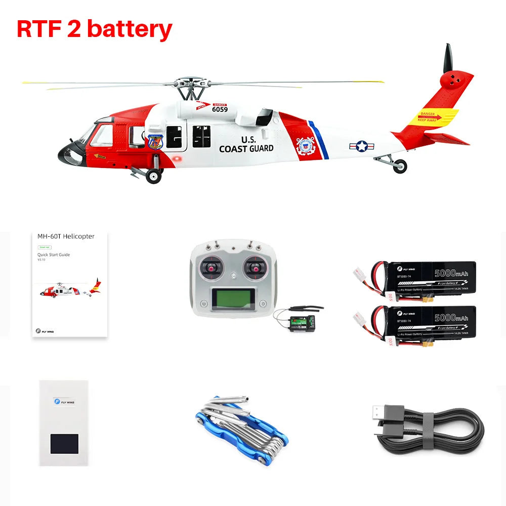 FLYWING MH-60 R Seahawk RC Helicopter LED light ACE ATT MH60R GPS helicopter MH60 rc helicopter 470 size MH60 Scale Helicopter