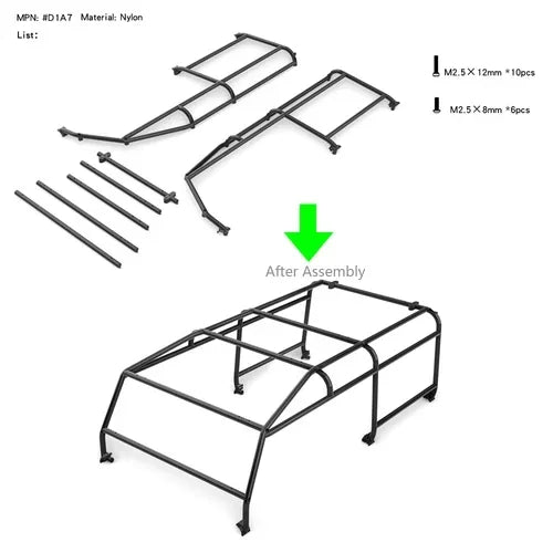 TRX-4 Simulation 324mm Wheelbase 2 Doors Pickup Truck Body Shell for 1/10 RC Crawler Car Traxxas TRX4 DEFENDER RD110 Parts