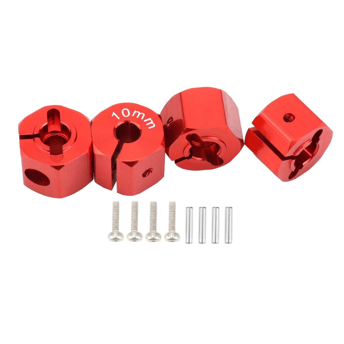 Aluminum 5/6/7/8/9/10/11/12mm Adapter Hex 12mm Drive Hub with Pin Screws for RC Auto Track Truck HSP HPI Tamiya Traxxas Slash