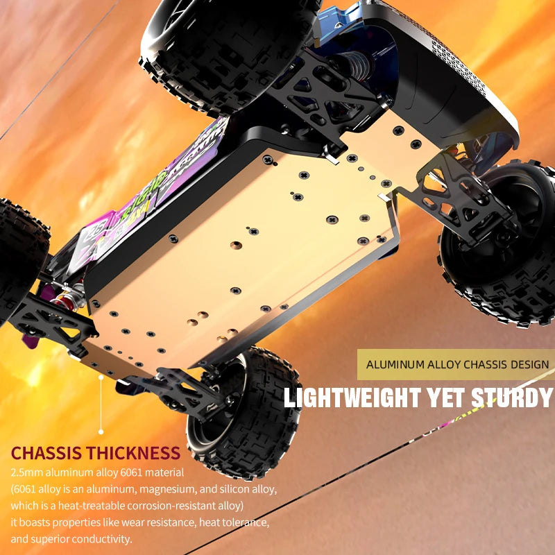 90KM/H High Speed Brushless Four-Wheel Drive Remote Control Car Off-road Vehicle RC Drift Racing With Lights RC Car Adult Toys