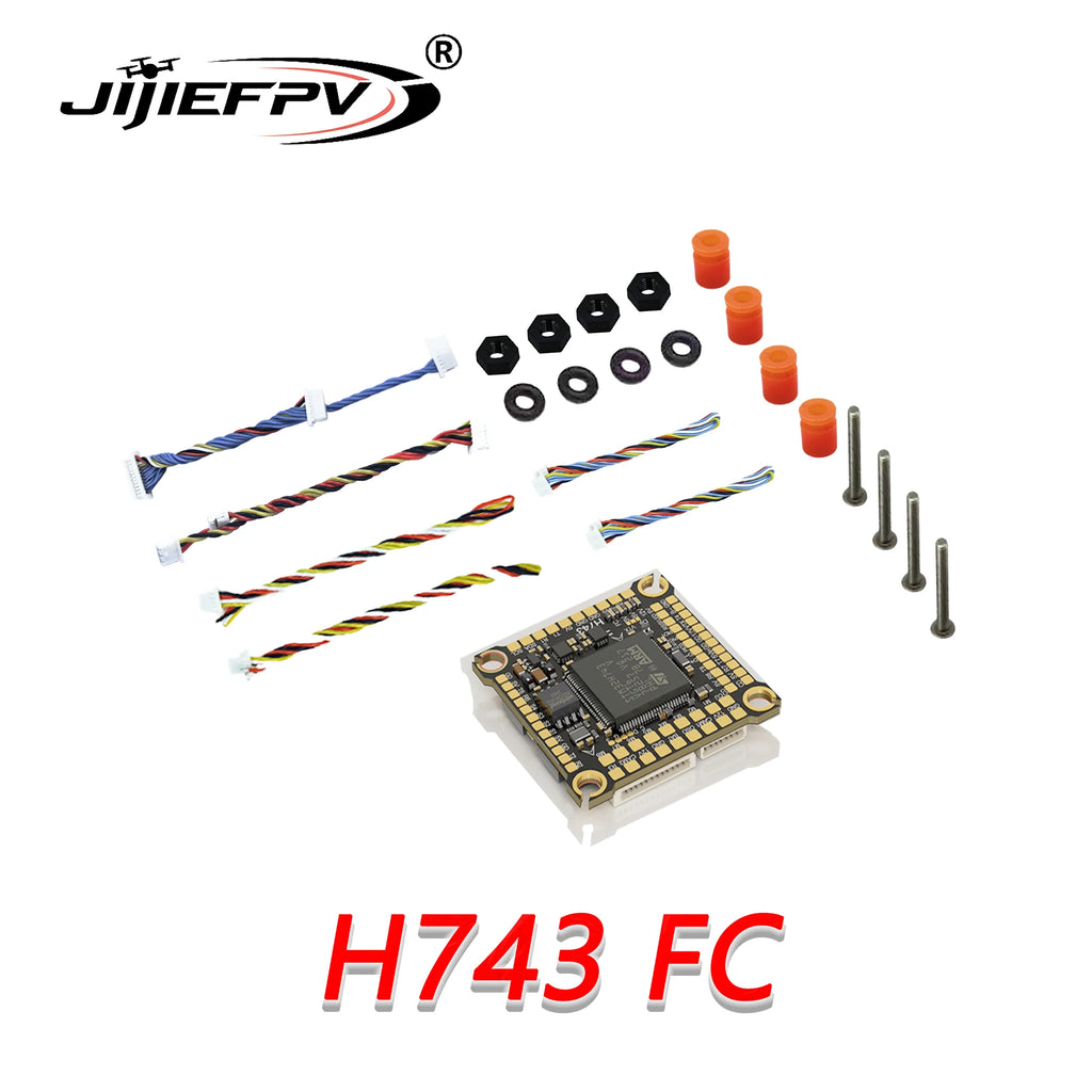 JIJIEFPV H743 Flight Controller H7 FC H743 Stack 8S 55A 60A 70A 4in1 ESC For 5inch DJI RC FPV freestyle Drone DIY Parts