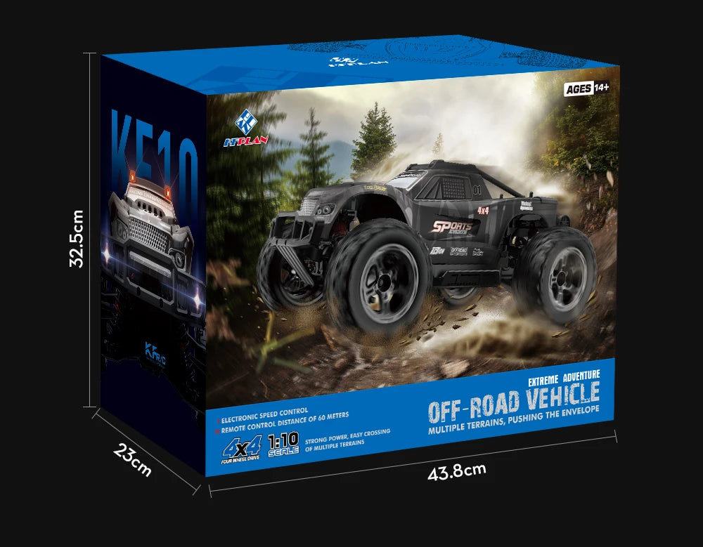 Teeggi KF10 MAX 1/10 4WD 3S High Speed Rc Off-road Car 60KM/H Brushless motor 2S KF10PRO RC Truck Drift Racing Cars Toy For Gift