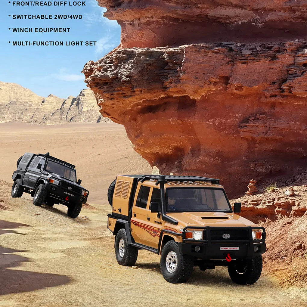 1/10 RGT EX86160 LC79 Lano Commander RC Car 4WD Simulation Remote Control Electric Off road Climbing Vehicle Model Gift
