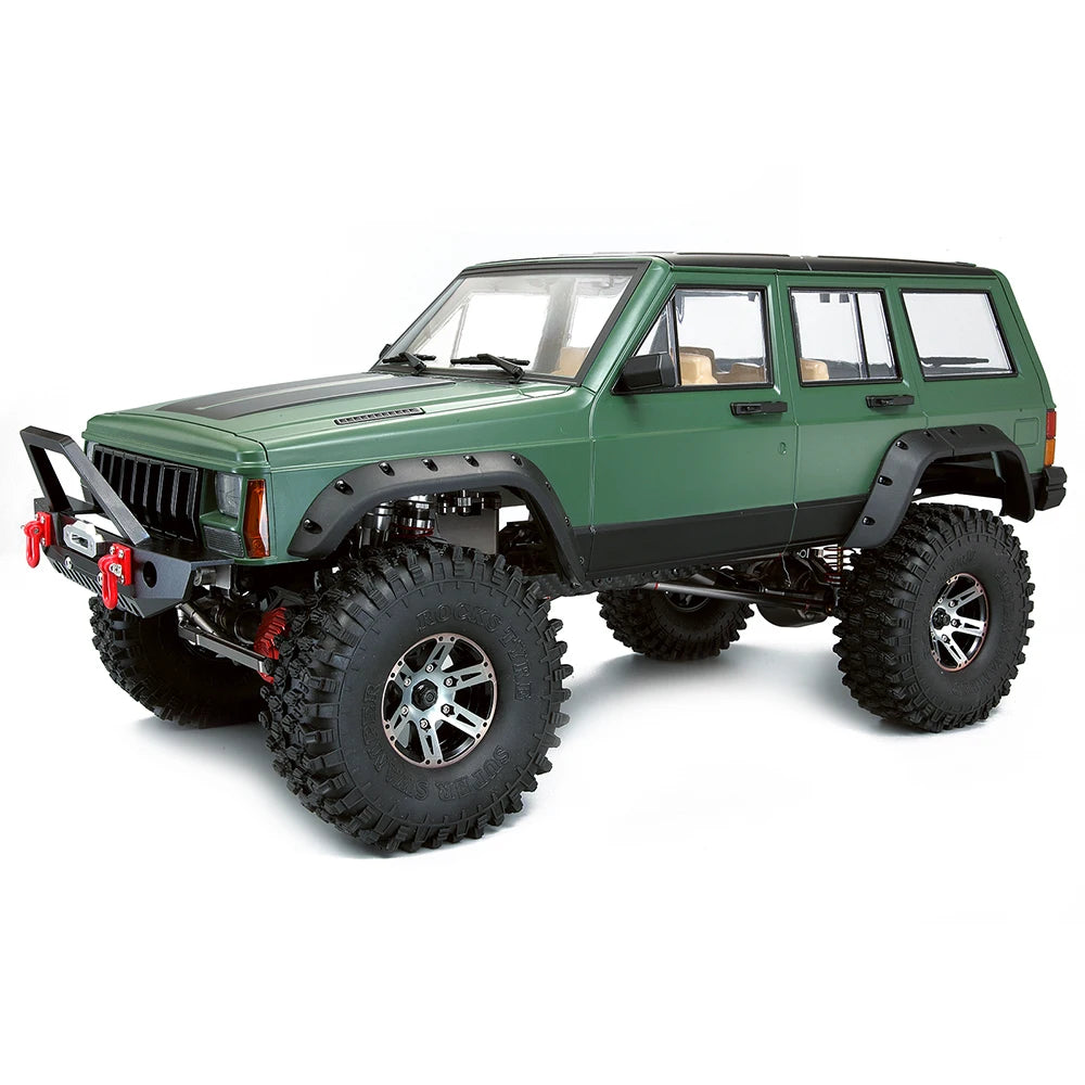 RED SPIDER Painted Cherokee Body 313mm 12.3" Wheelbase Plastic Car Shell for RC Crawler Axial SCX10 & SCX10 II 1/10  90046 90047