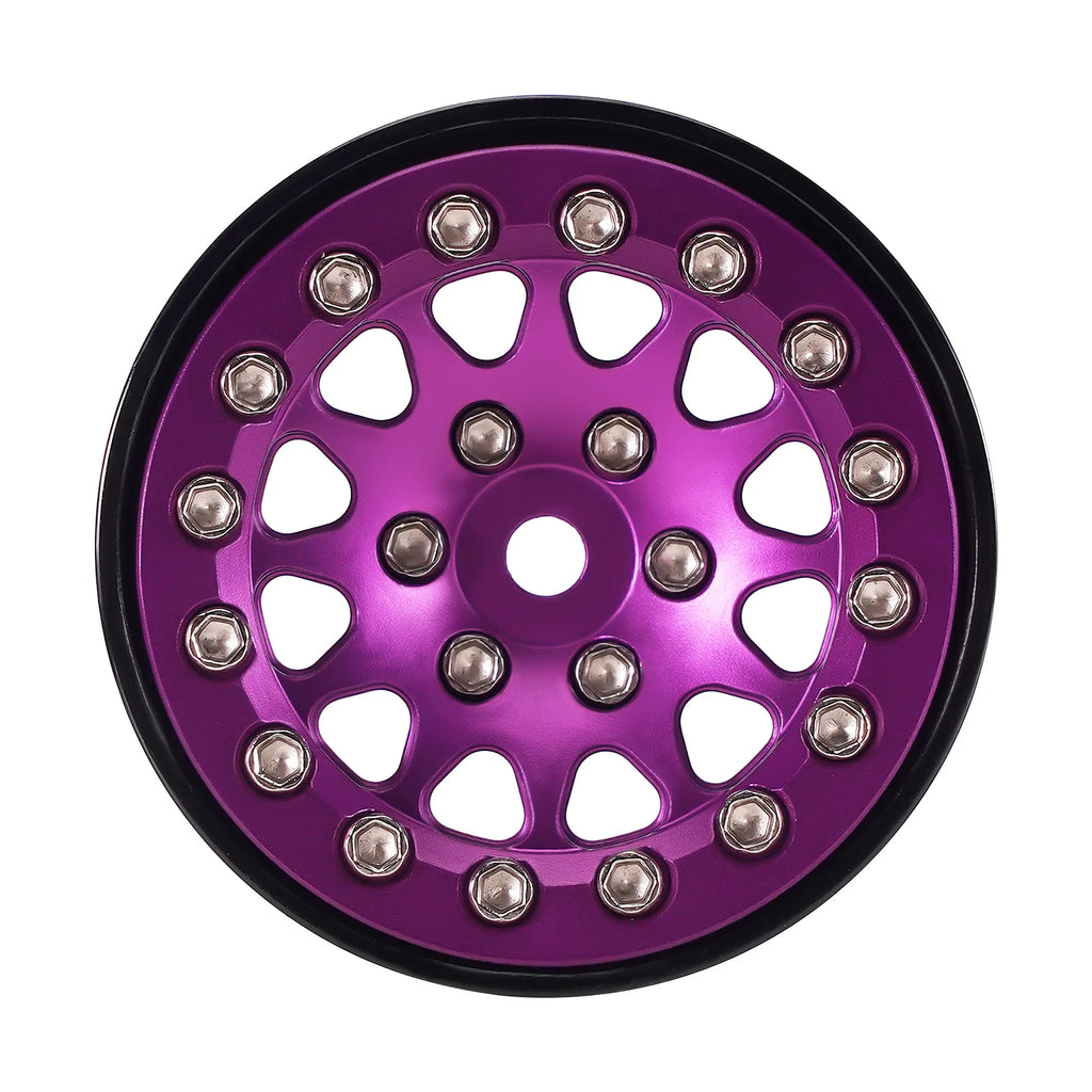 INJORA 1.3" Aluminium Beadlock Wheels for 1/24 1/18 RC Crawler (W1311)