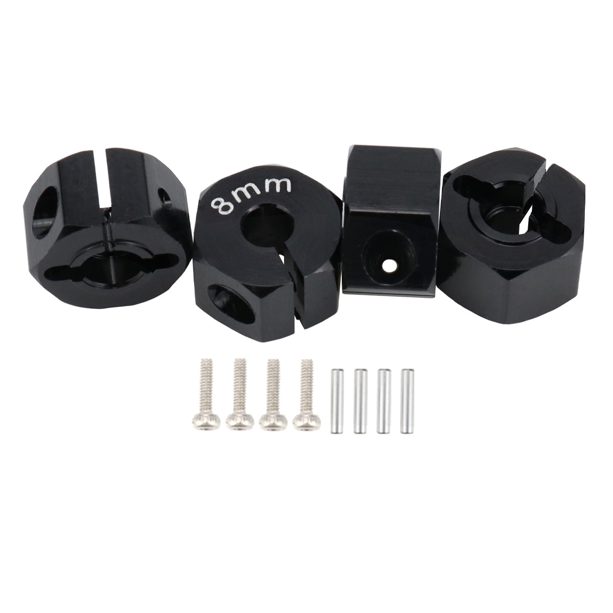 Aluminum 5/6/7/8/9/10/11/12mm Adapter Hex 12mm Drive Hub with Pin Screws for RC Auto Track Truck HSP HPI Tamiya Traxxas Slash