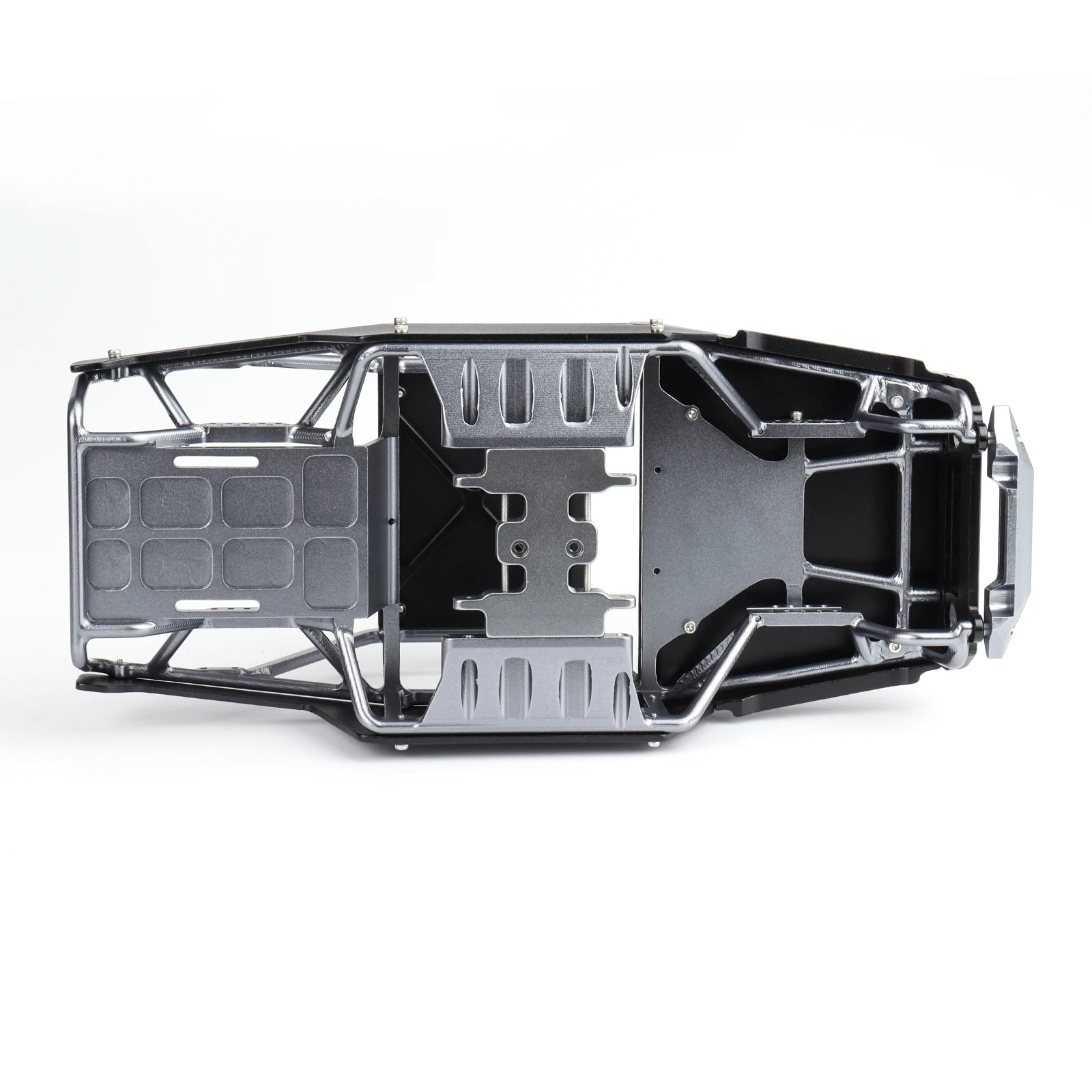 Hoocrawler CNC Aluminum Frame Body Shell Rocks Cage One Piece Tube Chassis For RC Crawler 1/24 SCX 24 Ripper Upgrades