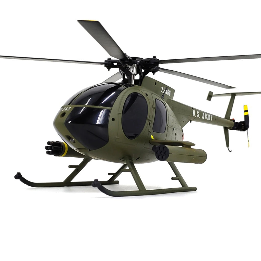 MD500 C189 Remote Control Helicopter Aircraft Add Optical Flow Positioning 6-Axis Gyro Dual Brushless Motors RC Heli for Adults