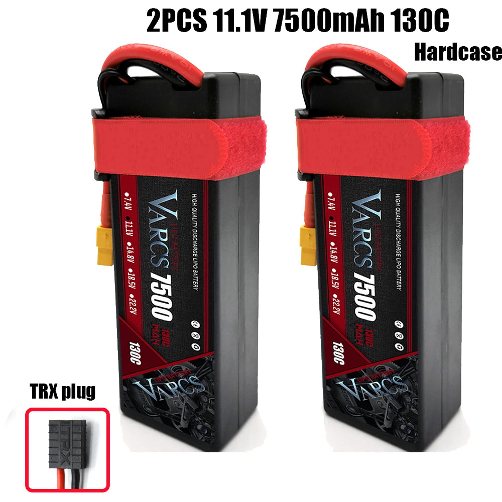 VARCS Lipo 3S 4S Lipo 14.8V 15.2V 11.1V 11.4V Battery 6500mah 7000mah  8400mah 9200mah 10000mah 6200ma 5200mah XT90 EC5 RC Car