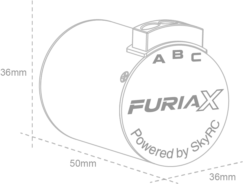 SKYRC Brushless Motor ESC Combo FuriaX Supa 3650 5400KV 、4000KV 、3600KV、3100kv、 2300KV Motor 60A ESC 2-3S For 1/10 RC Car